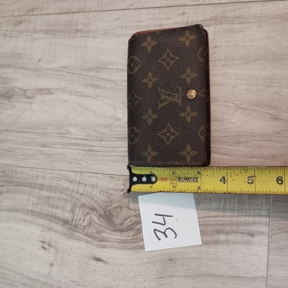 Louis Vuitton LV Monogram Porte Monnaie Tresor Wallet - Picture 12 of 12